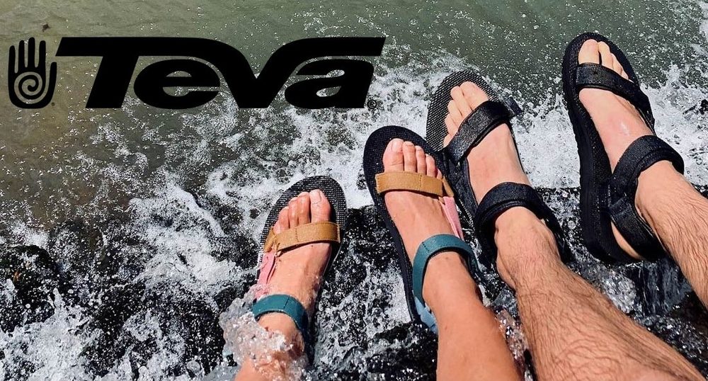 Teva and other brand sandals